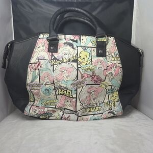 Loungefly Disney The Little Mermaid Ariel Crossbody Comic Purse Rare